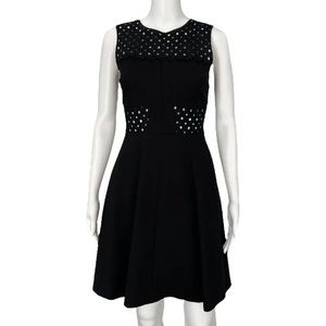 Rebecca Taylor size 2 mini eyelet flair dress